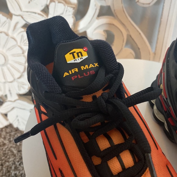 Nike Air Max Plus III "Black/Pimento/Ceramic-Resin" YOUTH Shoe size 4.5 ✨ - Picture 12 of 16